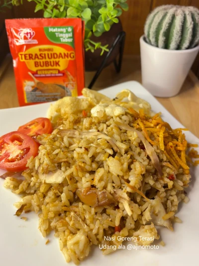 Recook Nasi Goreng Terasi ala Ajinomoto® Terasi Udang