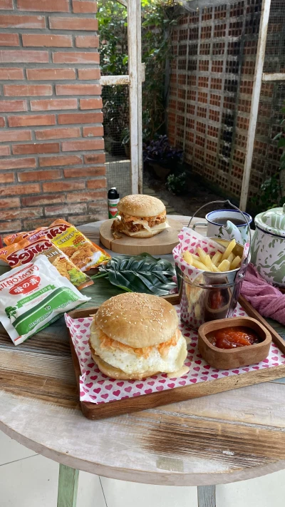Recook Nashville Chicken Burger resep Chef Jerry