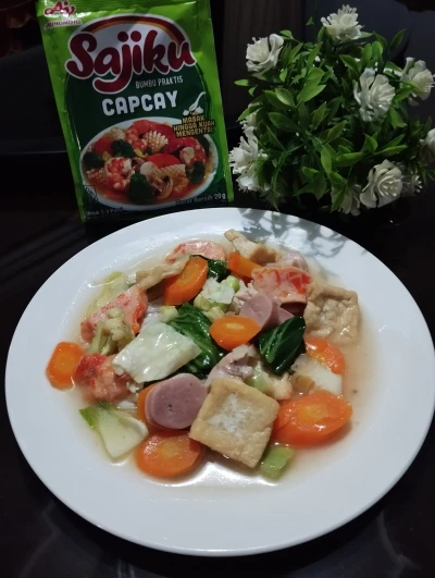 Recook Sapo Tahu Sajiku® Capcay ala Mami Abe
