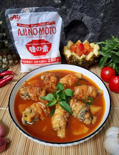 Recook Pindang Patin Sambal Nanas ala AJI-NO-MOTO®