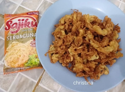 Gagal! Jamur Enoki goreng yang menggerumpal 😄