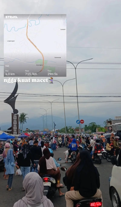 #jurnalramadan  hilir mudik saat sore hari ditanggal 17 Ramadhan 1446 H