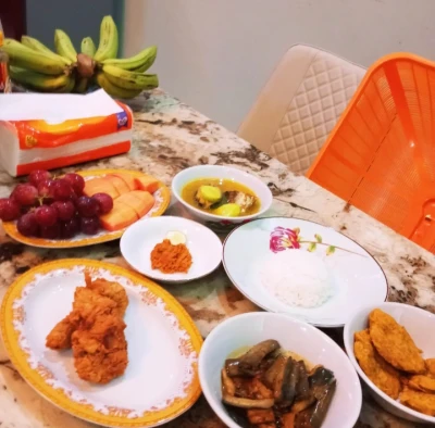 #JurnalRamadan Meja Ramadhanku,Menu buka puasa hari ketujuh belas