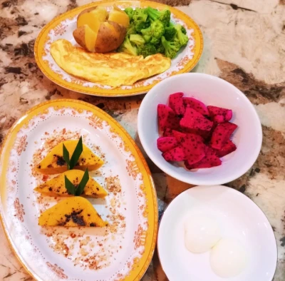#JurnalRamadan Meja Ramadhanku,Menu Sahur Hari Kedelapan Belas Puasa Ramadhan