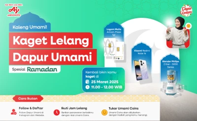 Kaleng Umami! Kaget Lelang Dapur Umami Spesial Ramadan!