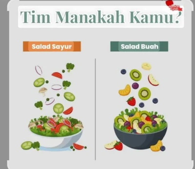 Konsumsi Salad sayur Guna Menerapkan Pola Konsumsi Sehat