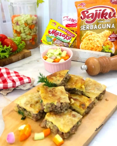 Martabak Telur ala Masako® ala chef Dinda Alamanda