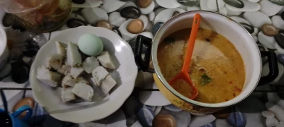 Menu buka puasa di hari ke 14 dengan ketupat sayur umamichi ☺️🤗☺️🤗