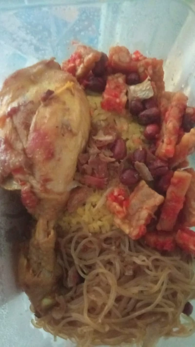 Naskun ayam bakar