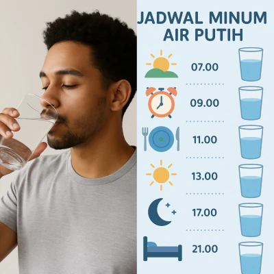Pastikan Tubuh terhidrasi dengan baik, Minum air yang cukup #HidupLebihsehat