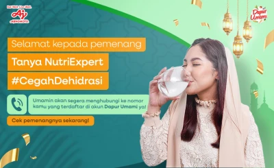 Pemenang Tanya NutriExpert #CegahDehidrasi