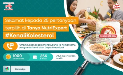 Pemenang Tanya NutriExpert #KenaliKolesterol