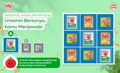 Pemenang Umamin Bertanya, Kamu Menjawab - Cari Gambar yang Tepat!