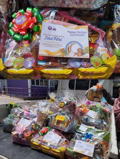 Penyaluran Hampers ke Panti Asuhan