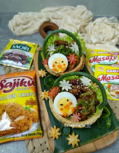 Recook Ayam Popcorn Crispy manis ala @Sajiku