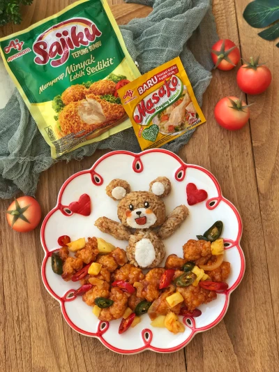 recook menu Ayam Crispy Saus Asam Manis Ala Mami Shireen