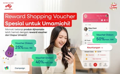 Reward Shopping Voucher Spesial untuk Umamichi!