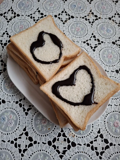 Roti Tawar polosan apa dipanggang