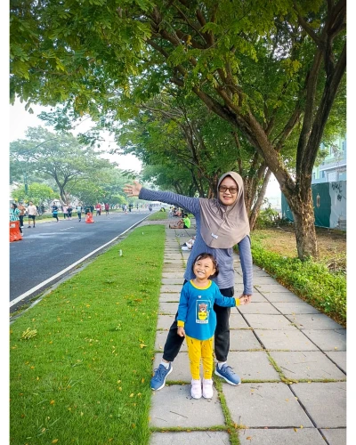 Rutin Jalan sehat setiap pagi untuk mengembalikan stamina tubuh