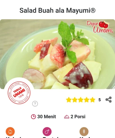 Salad Buah ala Mayumi®️