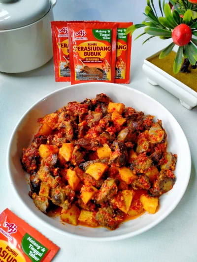 Sambal Goreng Ati Ampela Bumbu Terasi