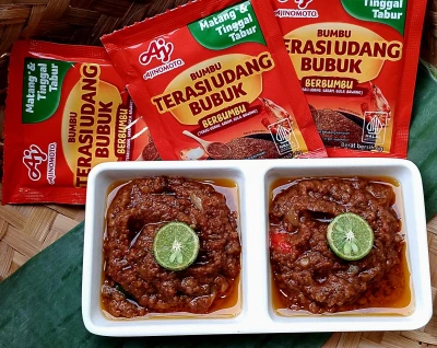 Sambal kacang terasi Ajinomoto