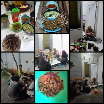 Sate time w/ neighborhood (#CeritaIdulAdha)