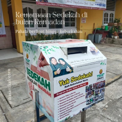 Sedekah di bulan Ramadan