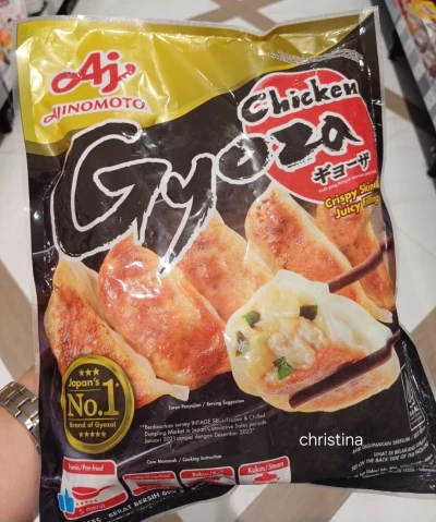 Senengnya nemu Gyoza Ajinomoto