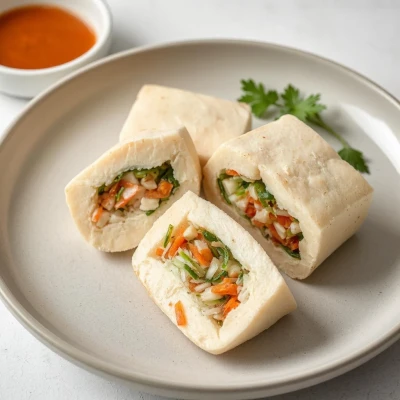 Tahu Kukus Isi Sayur, Kaya Gizi Tanpa Asin