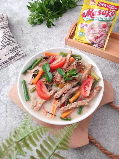 Takaran Garam Pas , Rasa Berkelas (#TakaranGaramPas) Hari 2. Masak Santan Cakalang Asap