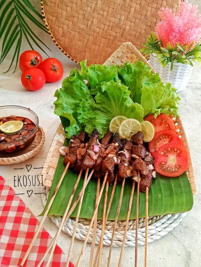 #TakaranGaramPas Menu Makan Siang Sate Sapi