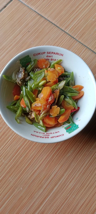 Tempe goreng, telur