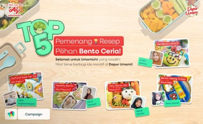 TOP 5 Pemenang Resep Pilihan: Bento Ceria untuk Keluarga