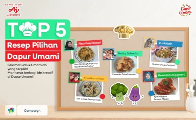 TOP 5 Resep Pilihan Dapur Umami Regular W3 Juni