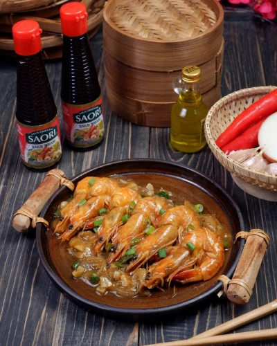 Udang Pedas Saos Tiram