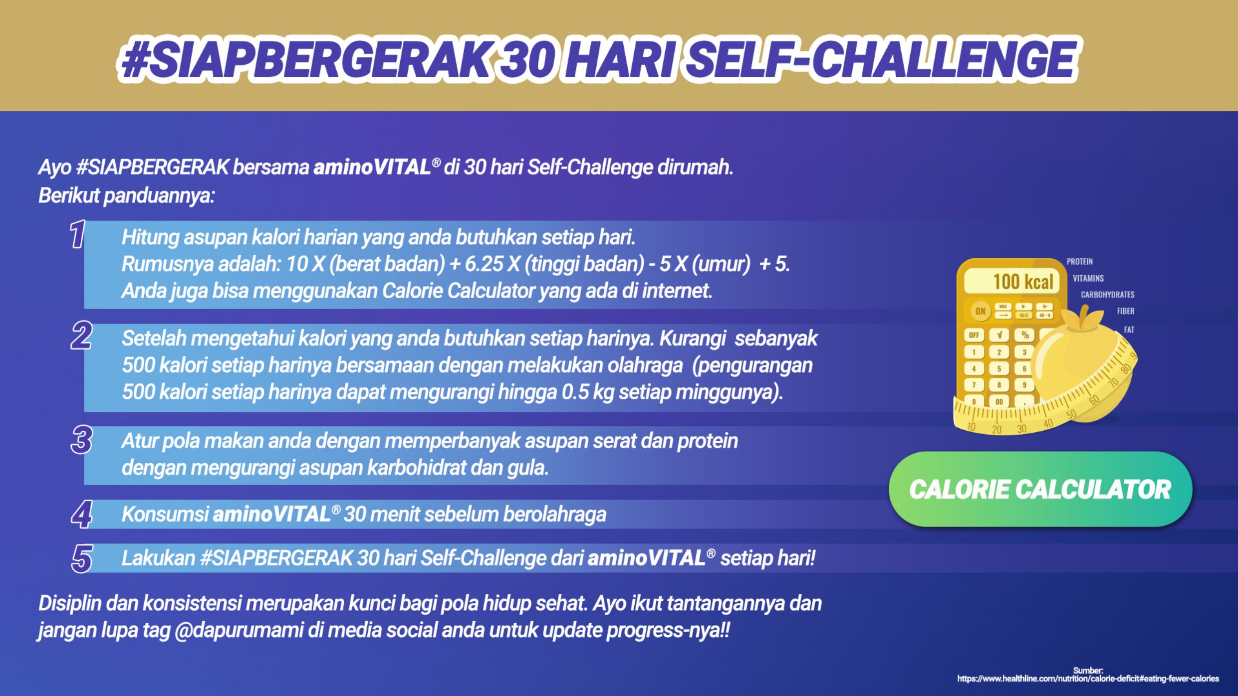 #SIAPBERGERAK 30 HARI SELF-CHALLENGE