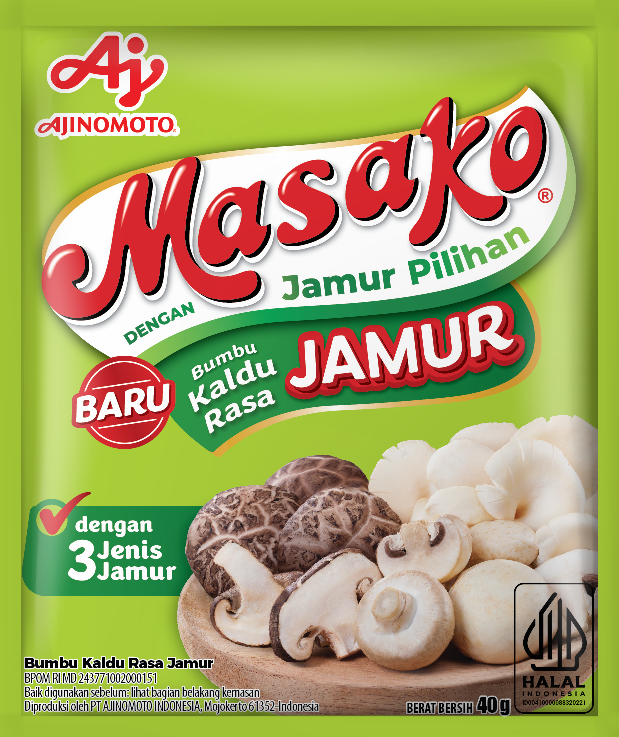 Masako® Bumbu Kaldu Rasa Jamur 40g