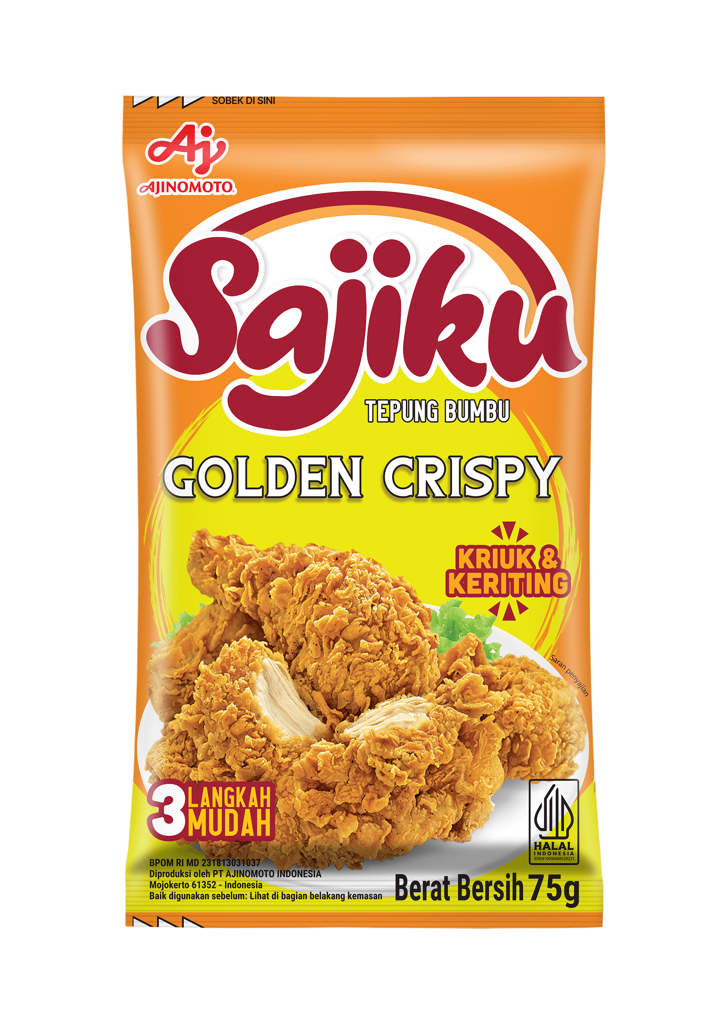 Sajiku® Tepung Bumbu Golden Crispy