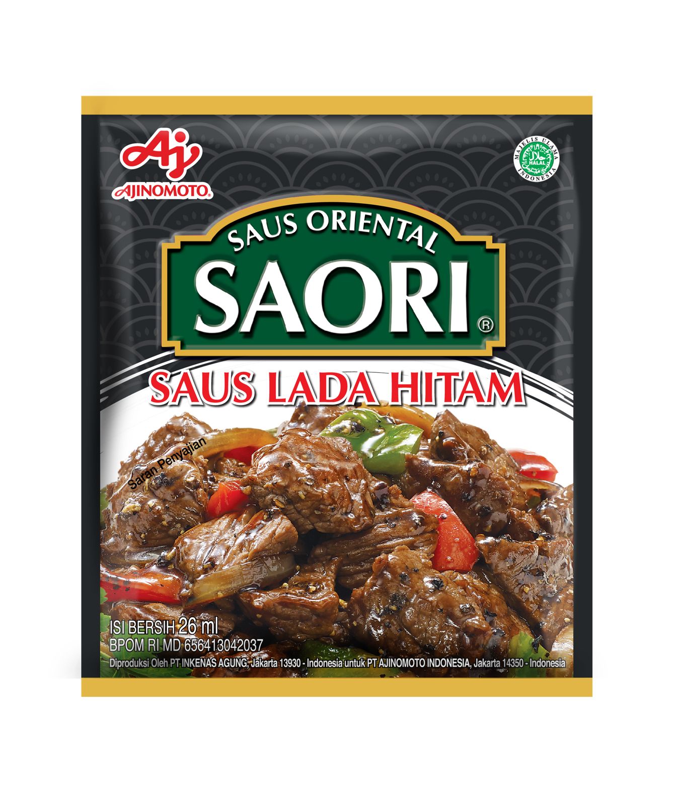 SAORI® Saus Lada Hitam 26ml