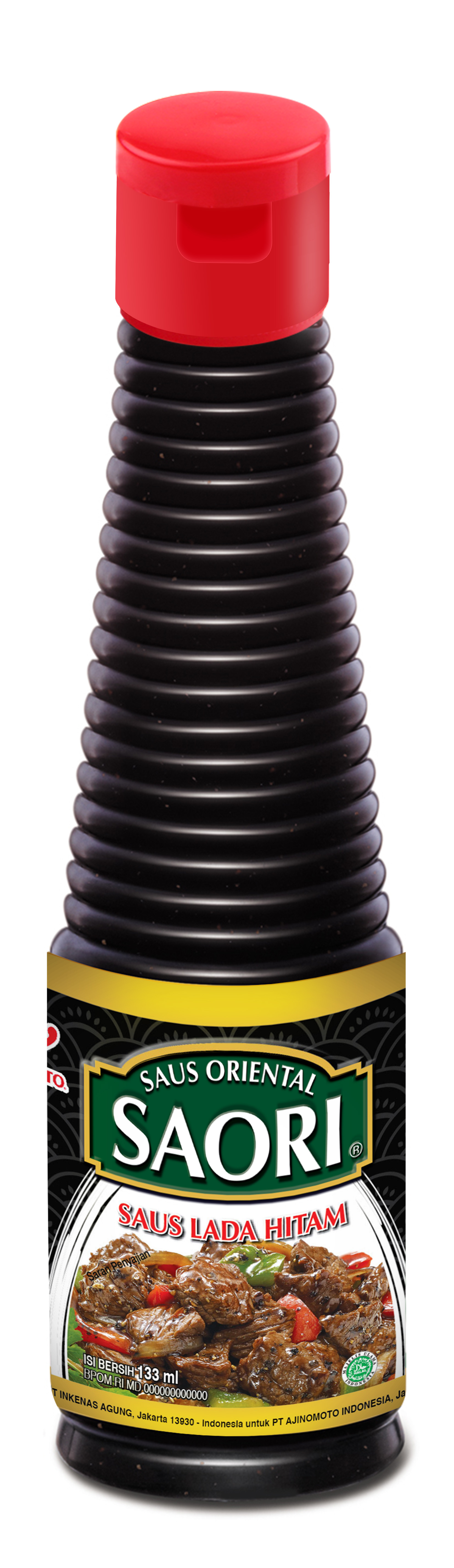 SAORI® Saus Lada Hitam 133ml