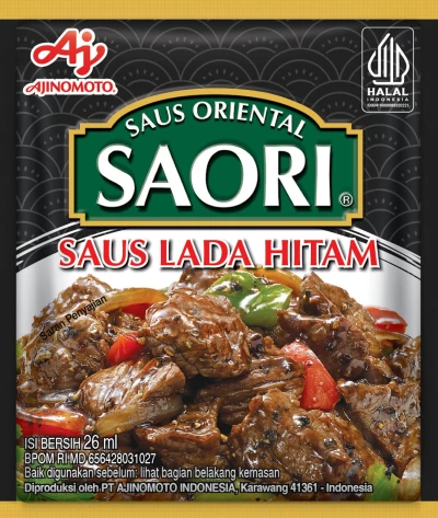 SAORI® Saus Lada Hitam 26ml