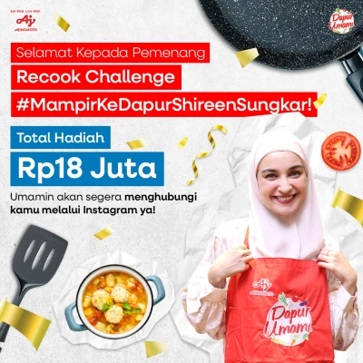 Pemenang Recook Challenge #MampirKeDapurShireenSungkar