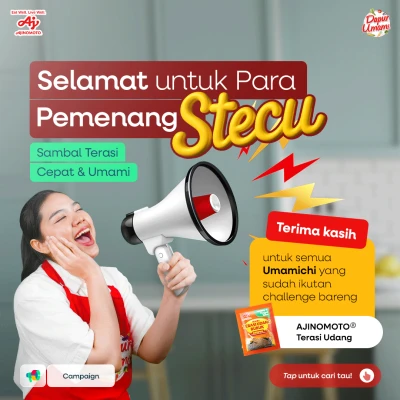 Pemenang Challenge Bikin STECU (Sambal Terasi Cepat Umami)