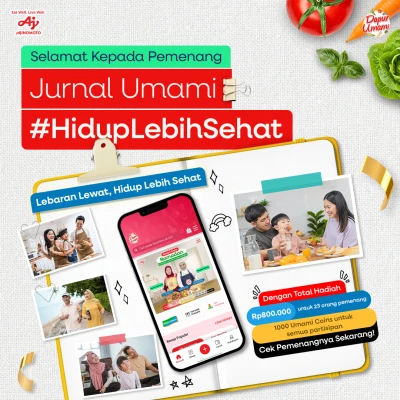 Pemenang Jurnal Umami #HidupLebihSehat