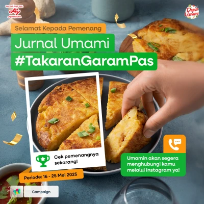 Pemenang Jurnal Umami #TakaranGaramPas