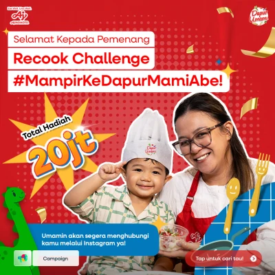 Pemenang Recook Challenge #MampirKeDapurMamiAbe