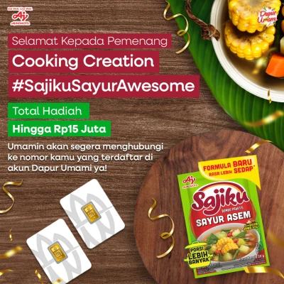 Pemenang Cooking Creation #SajikuSayurAwesome
