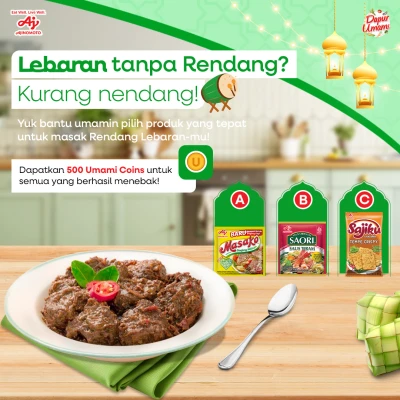 Quiz: Lebaran tanpa Rendang? Kurang nendang!
