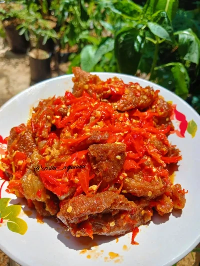 🥩 DENDENG DAGING SAPI BALADO ALA MASAKO